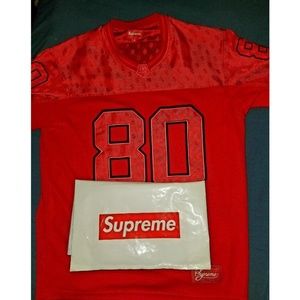 Red Supreme Football Jersey